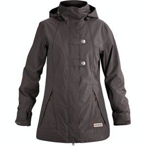 Dakine Helena Technical Hooded Shell Jacket Charcoal L